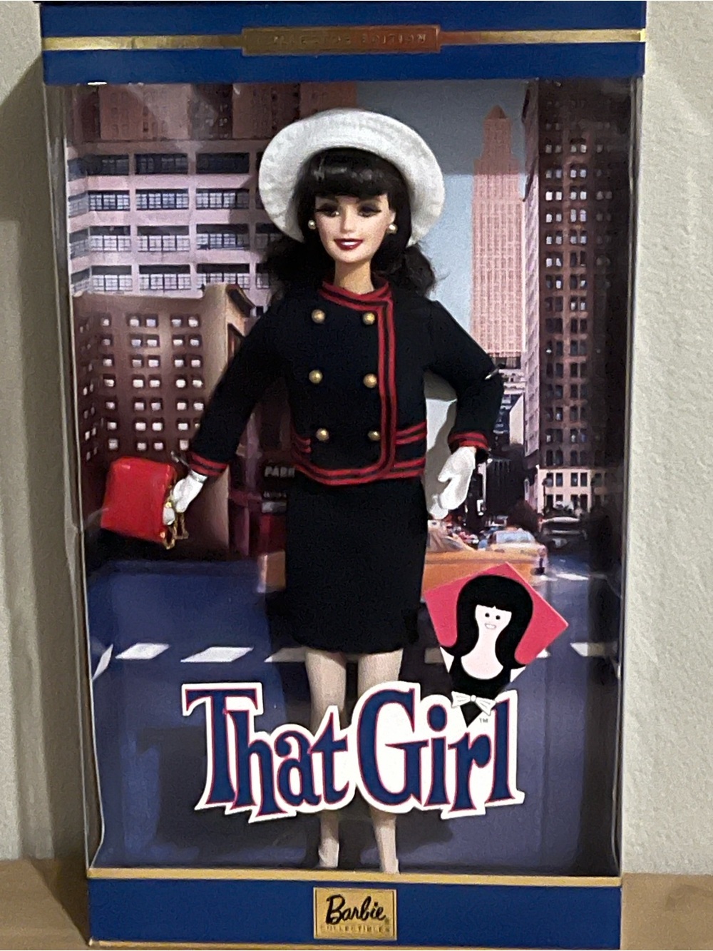 Barbie Black Jacket with Red Trim and Gold Buttons